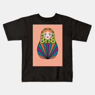 Spots & Stripes Russian Doll Kids T-Shirt